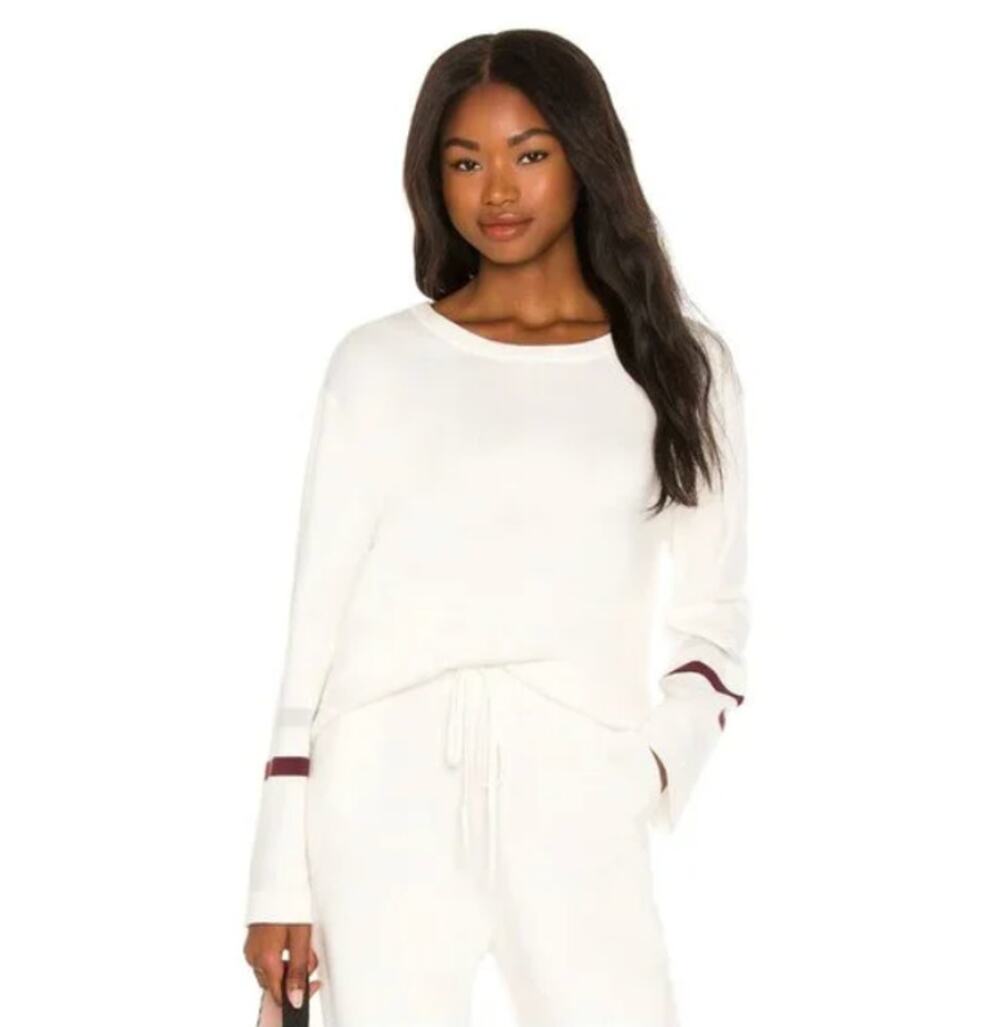 The Upside Halti Ulla White Oversized Knit Sweater Women's XL